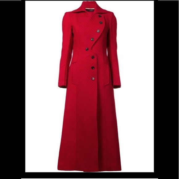 Roland Mouret Denham Women Long Coat  - Size: 10 - Picture 3 of 12